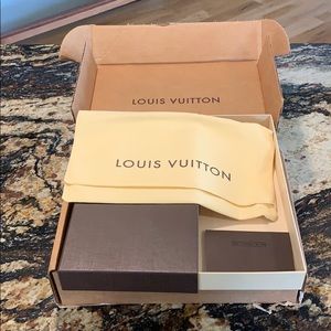 Louis Vuitton Large Wallet Box and Dustbag
